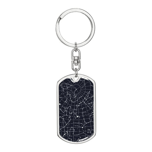 Dog Tag Keychain Frisco Texas