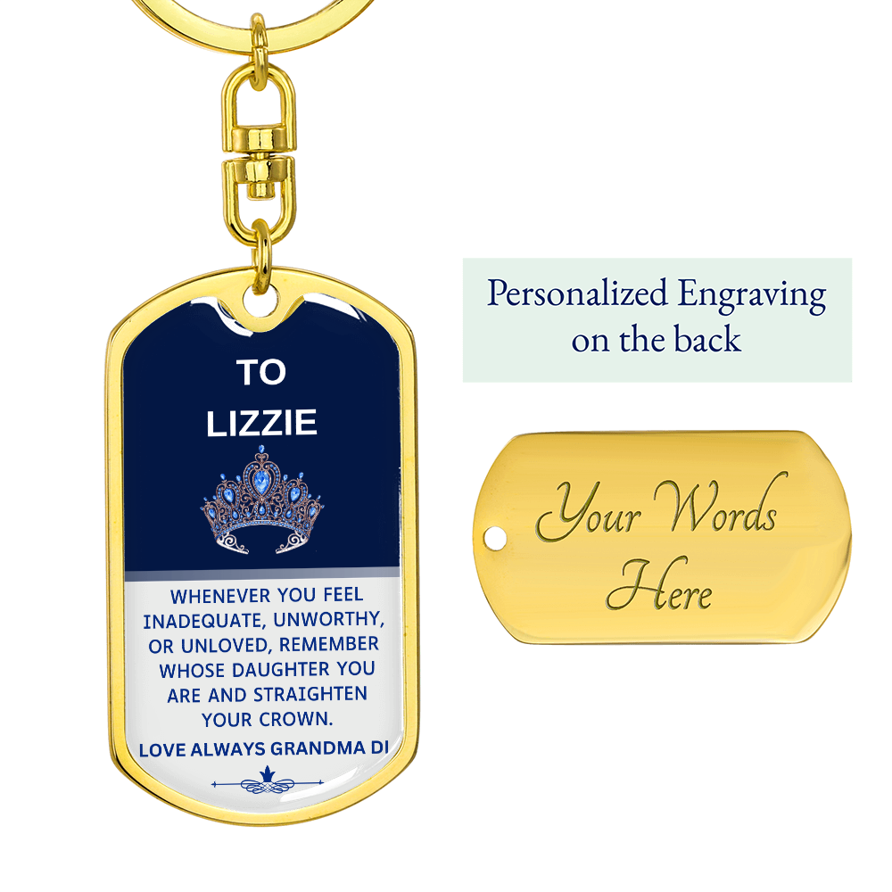 To My Granddaugher Keychain 02042025