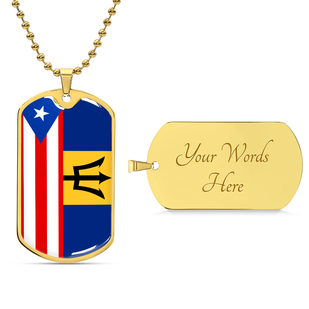 03162026 2 Flag Dog Tag