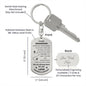 To Our Grandson Keychain Grandma & Grandad