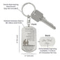 To My Son Braver Smarter Stronger Engraved Dog Tag Chain, Gift From Dad to Son, Birthday Holiday Christmas Graduation Gift, Silver Gold
