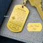 To Our Grandson | Compass Journey Keychain