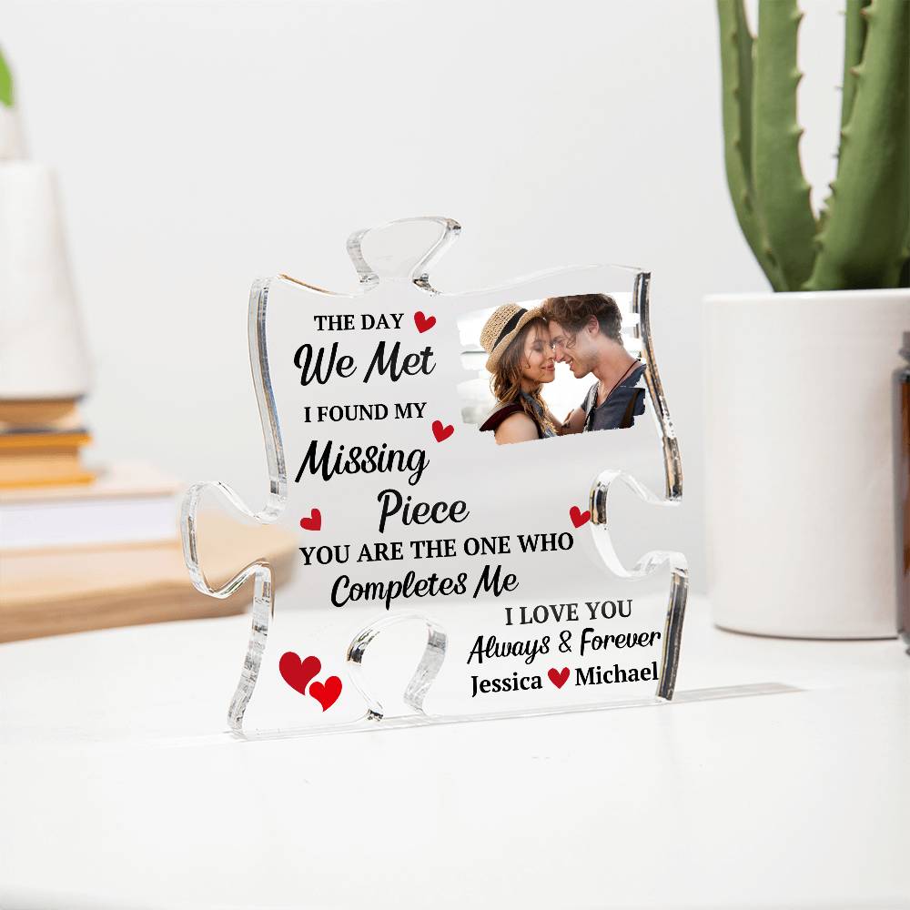 Missing Piece Acrylic for Couples