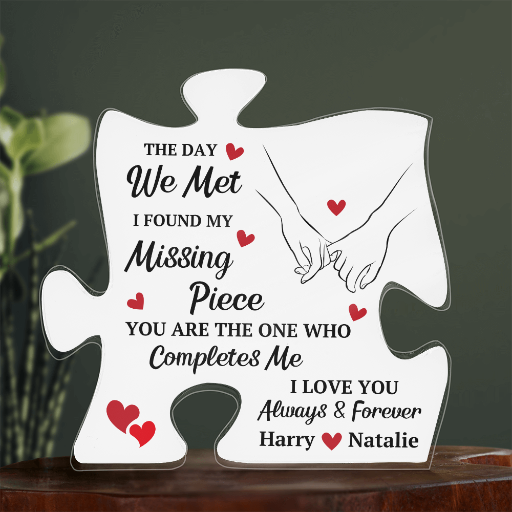 Acrylic Missing Puzzle Piece Harry Natalie