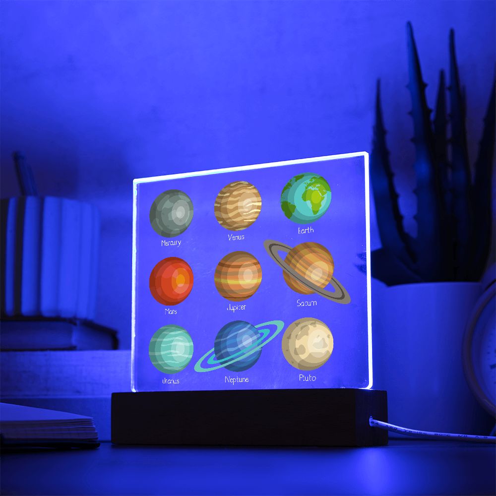 The Planets Acrylic Paque