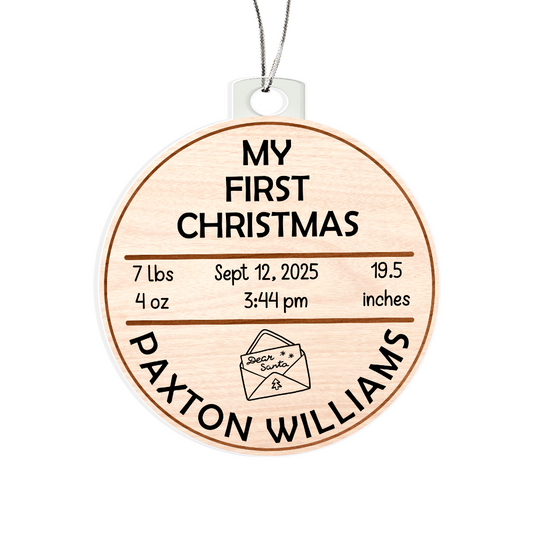 My First Christmas Bulb