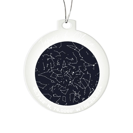 Celestial Night Sky Acrylic Ornament