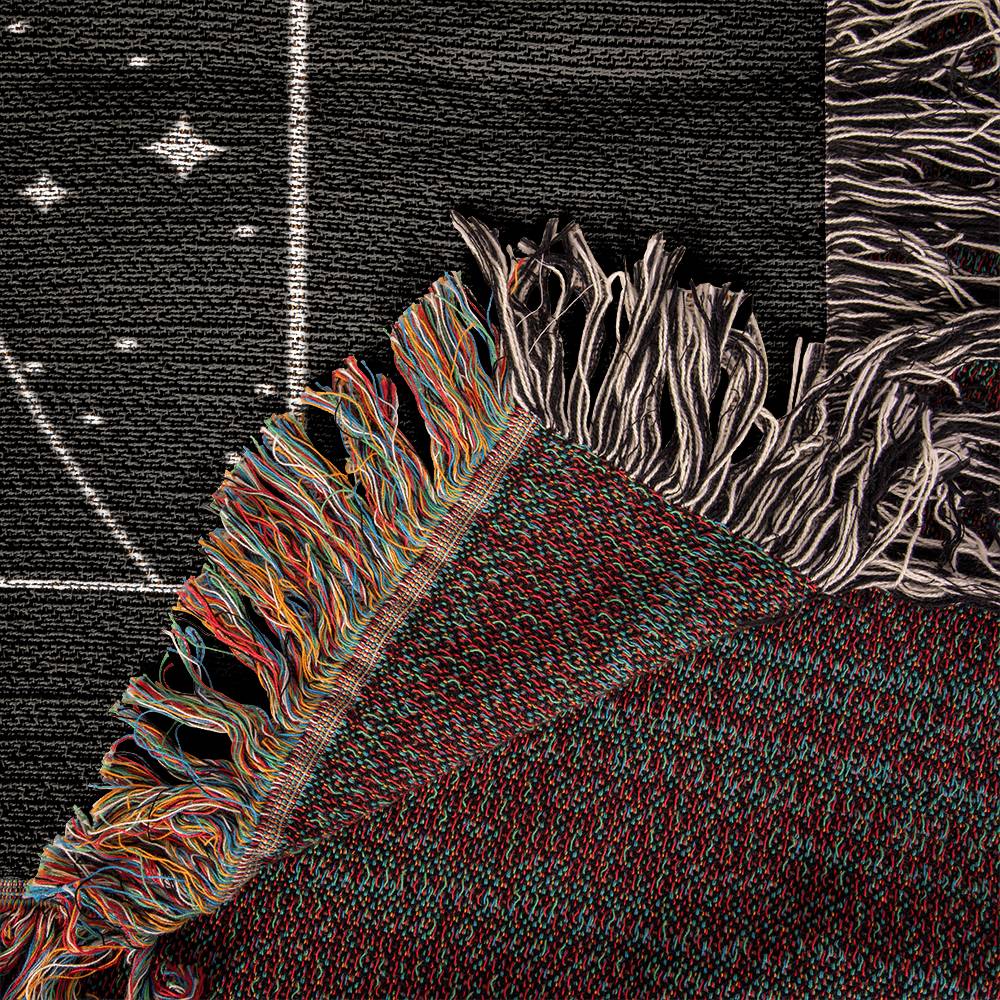 Scorpio Astrology Woven Throw Blanket