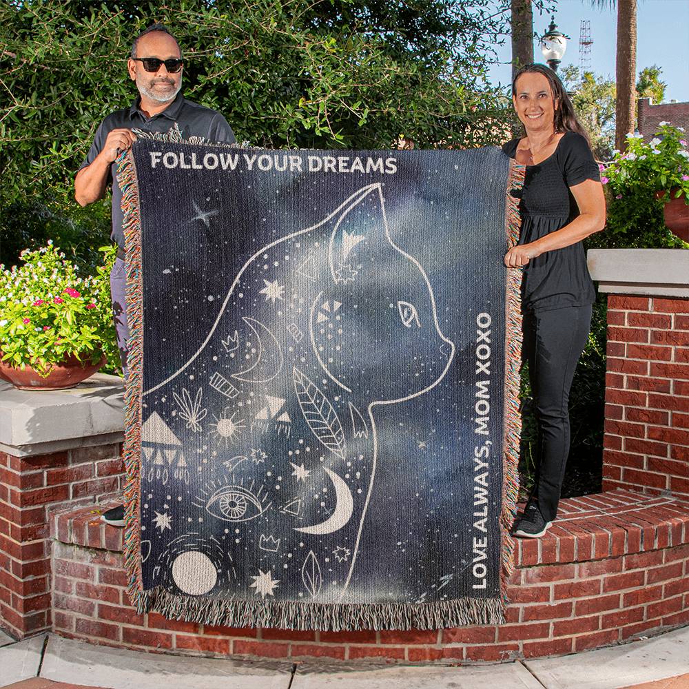 Follow Your Dreams Cat Blanket