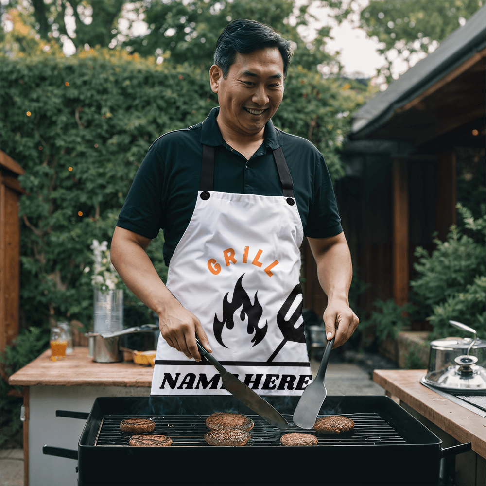 Custom Name Grilling Apron
