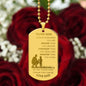 To My Son Braver Smarter Stronger Engraved Dog Tag Chain, Gift From Dad to Son, Birthday Holiday Christmas Graduation Gift, Silver Gold 2