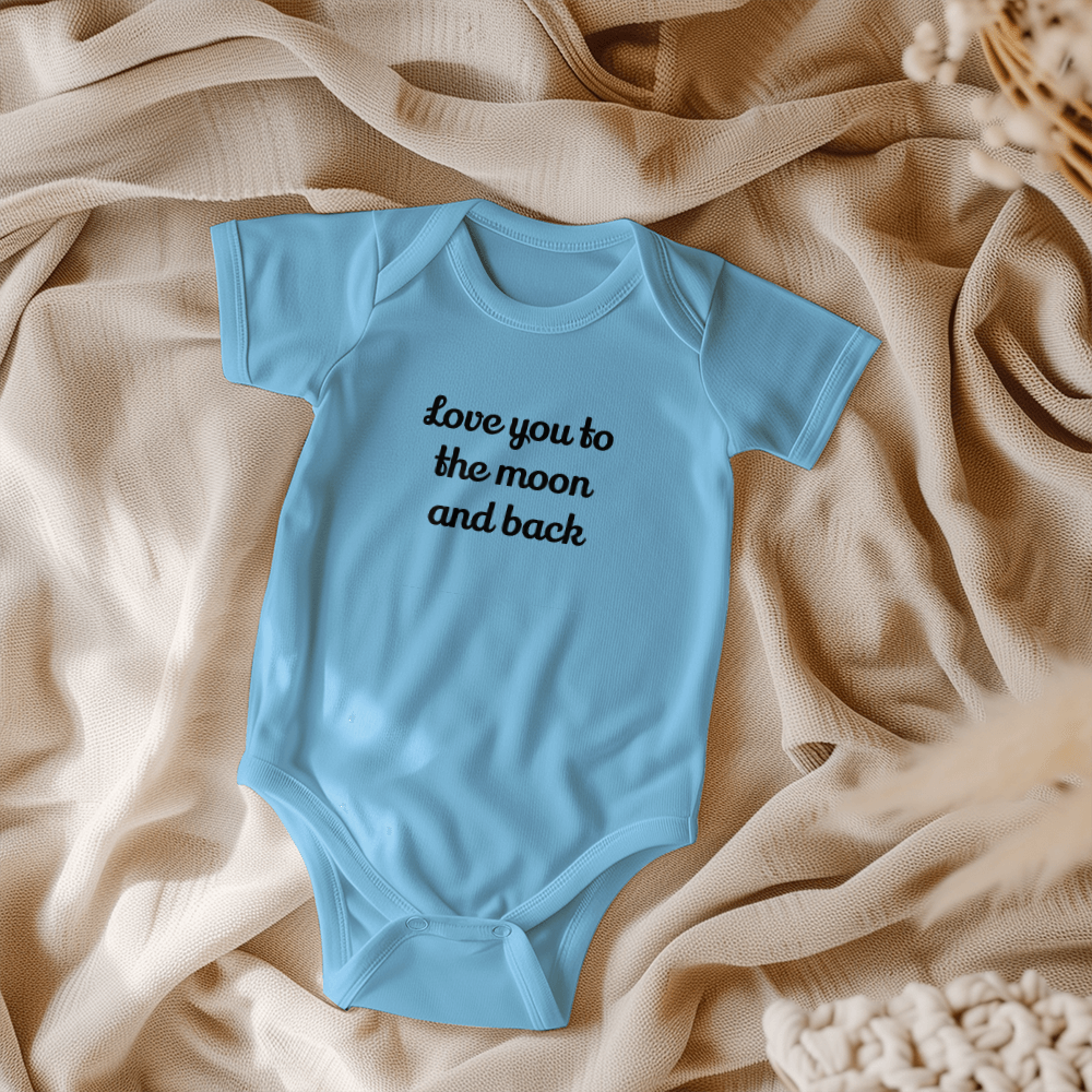 Love You To The Moon and Back Baby Onesie