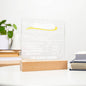 To My Amazing Grandson Acrylic Plaque Transparent, Gift For Grandson