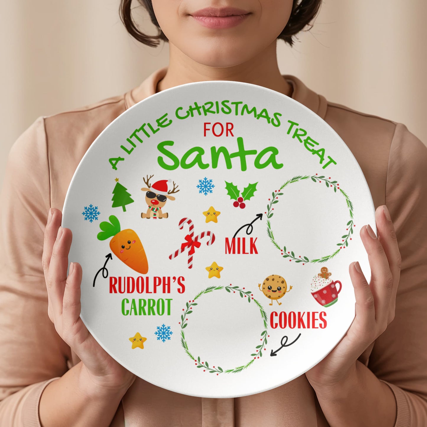Little Kid Plate for Santa
