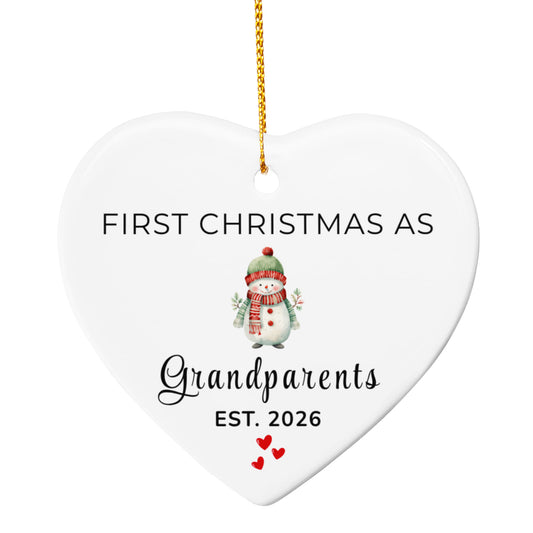 First Christmas as Grandparents Ornament 08032026