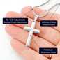 To My Grandson Confirmation Cross Not Engraved