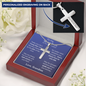Confirmation Engraved Cross for Grandson - Gift For Him from Grandma