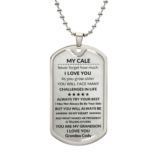 Cale Dog Tag
