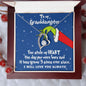 To My Granddaughter | Grinch Christmas Necklace