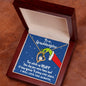 To My Granddaughter | Grinch Christmas Necklace