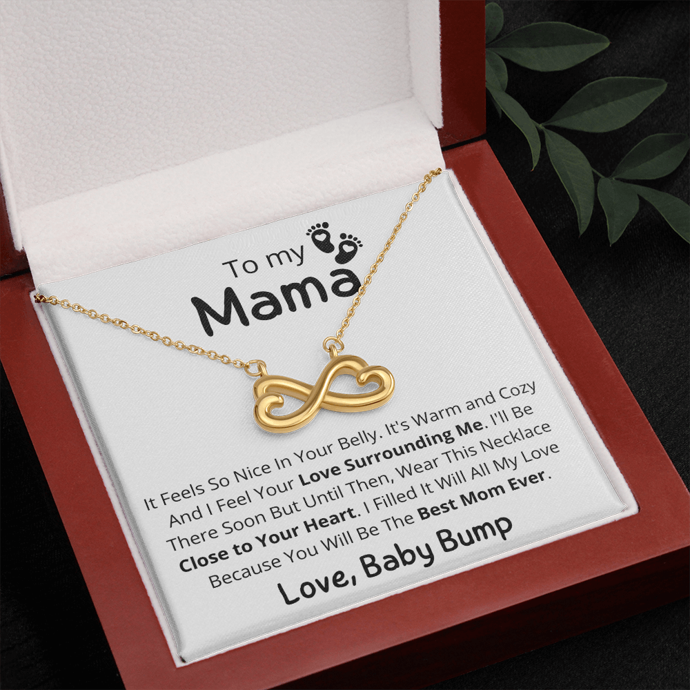 To My Mama Footprints - Mother's Day Necklace