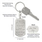 To My Son | Engraved Keychain From Mom