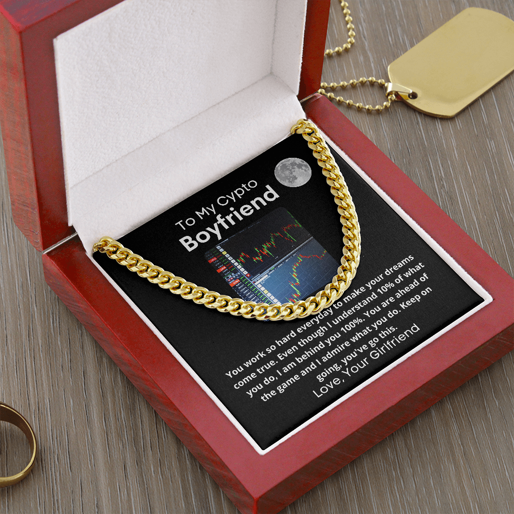 Crypto Boyfriend Cuban Chain Link Necklace