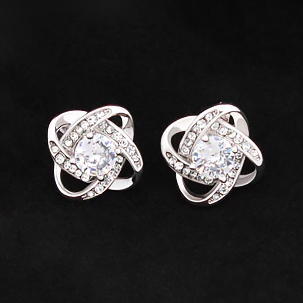 Eternal Sparkle Knot Earrings