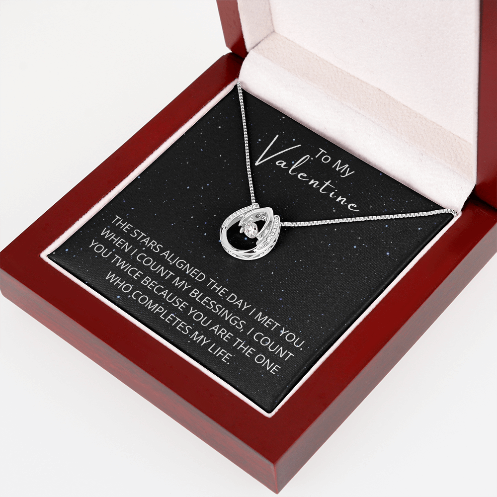 To My Valentine - Lucky Love Pendant Necklace