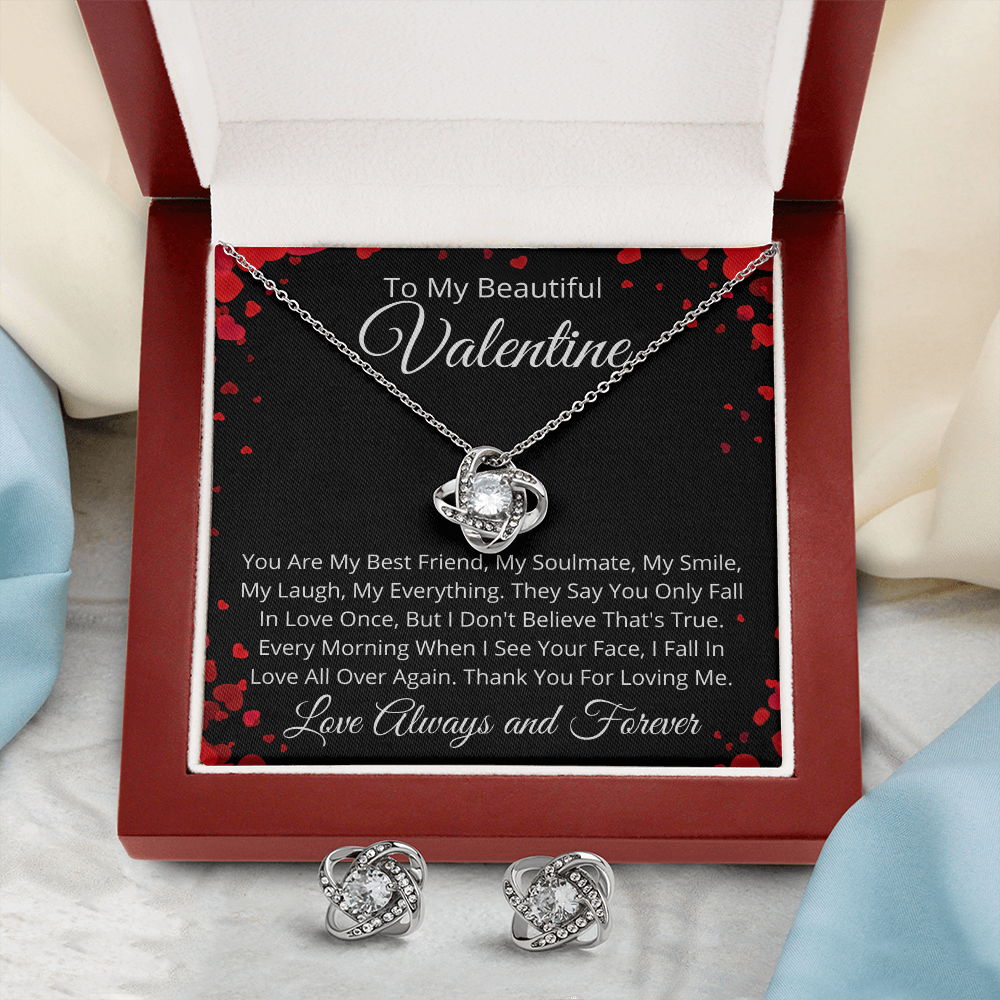 To My Valentine - Valentine's Day Jewelry Gift Set