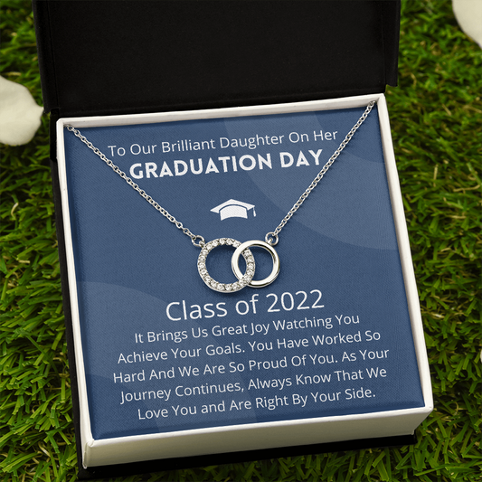 To Our Daughter, Graduation Necklace Gift Set, Class of 2022