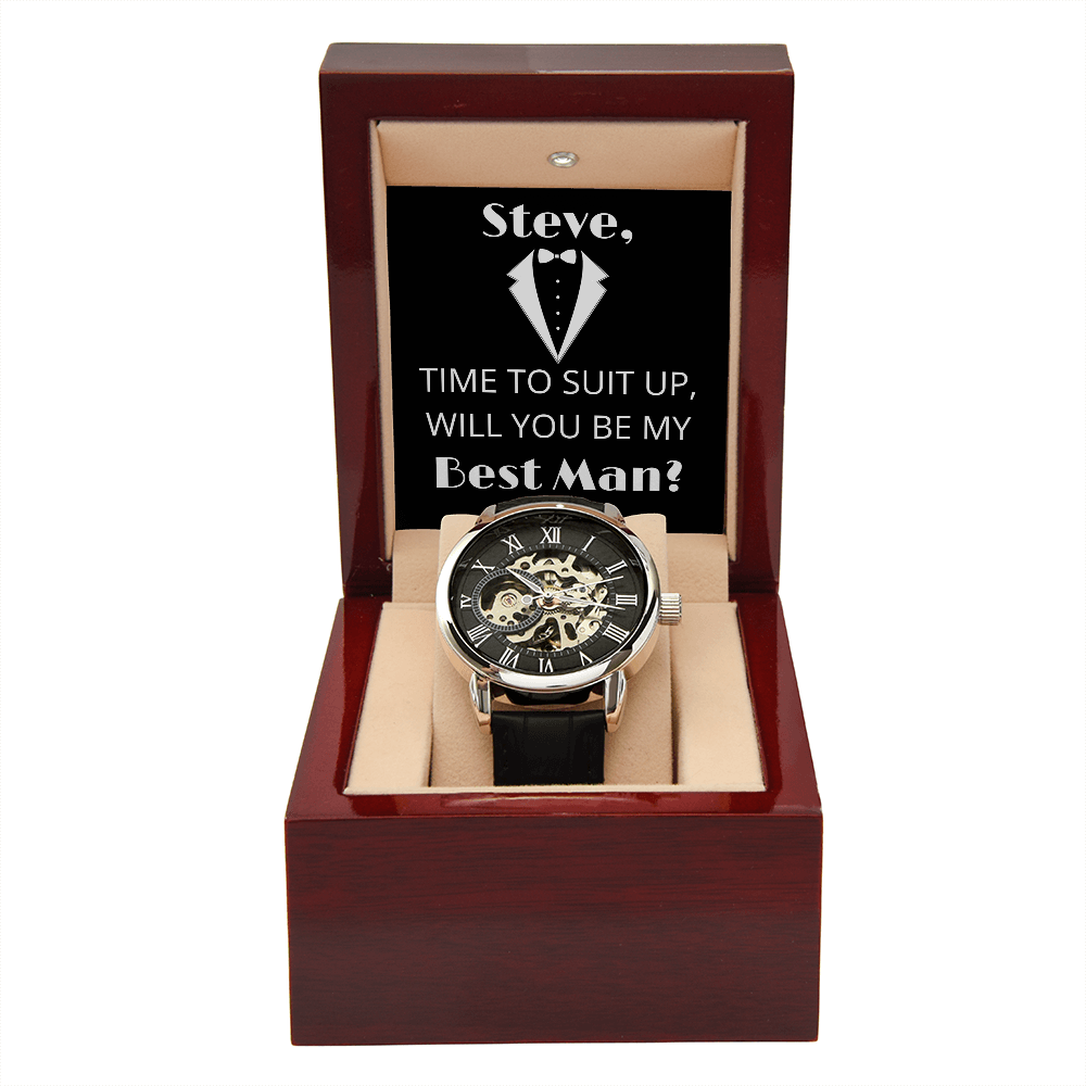 Best Man Watch, Wedding Party Gift - 40% OFF