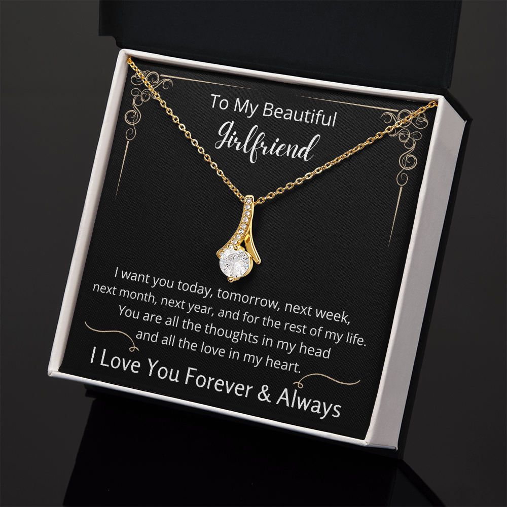 To My Girlfriend - Eternal Love Necklace - Gift from Boyfriend