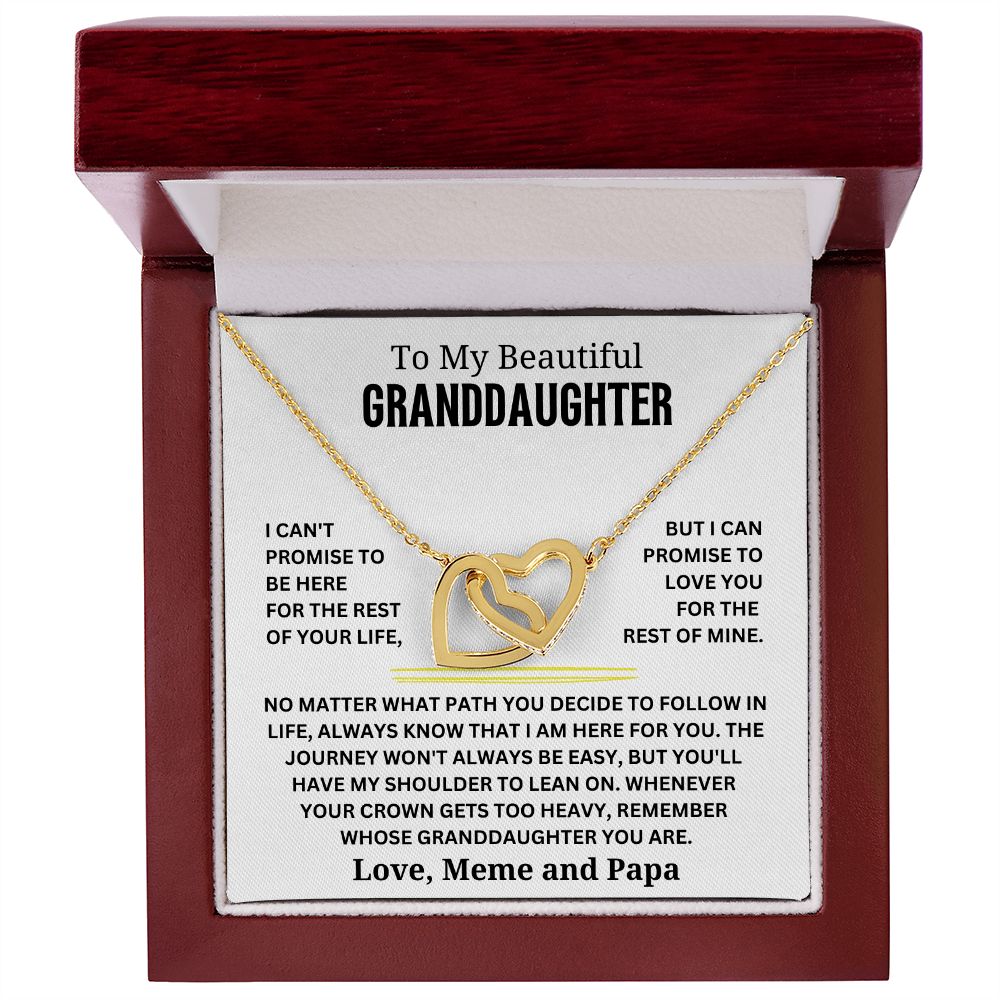 To My Beautiful Granddaughter