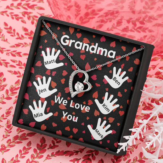 Personalized Valentine's Day Gift for Grandma from 6 Grandchildren