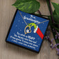To My Granddaughter | Grinch Christmas Necklace
