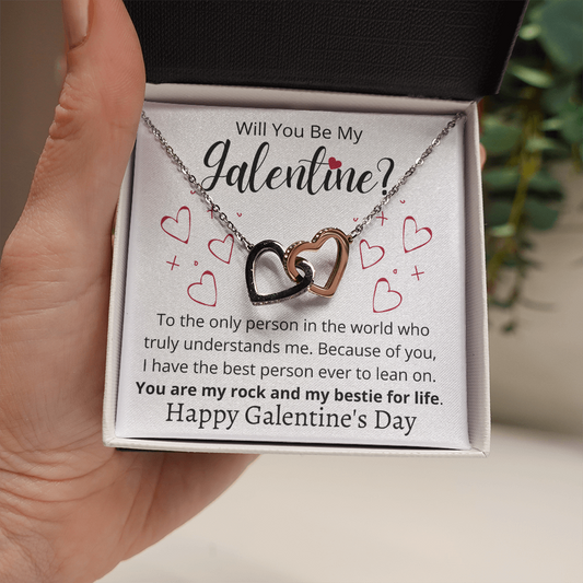 Happy Galentine's Day - Bestie Necklace