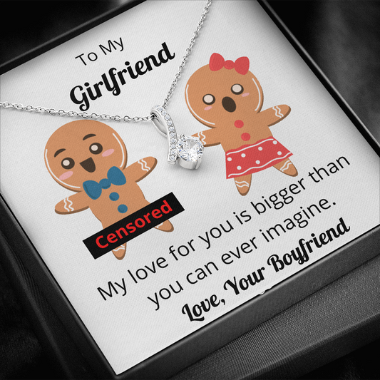 Naughty Gingerbread Couple, Funny Christmas Gift for Girlfriend
