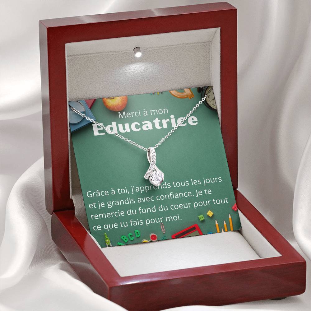Merci à mon éducatrice - Cadeau Fin d`année - Cadeau Noël