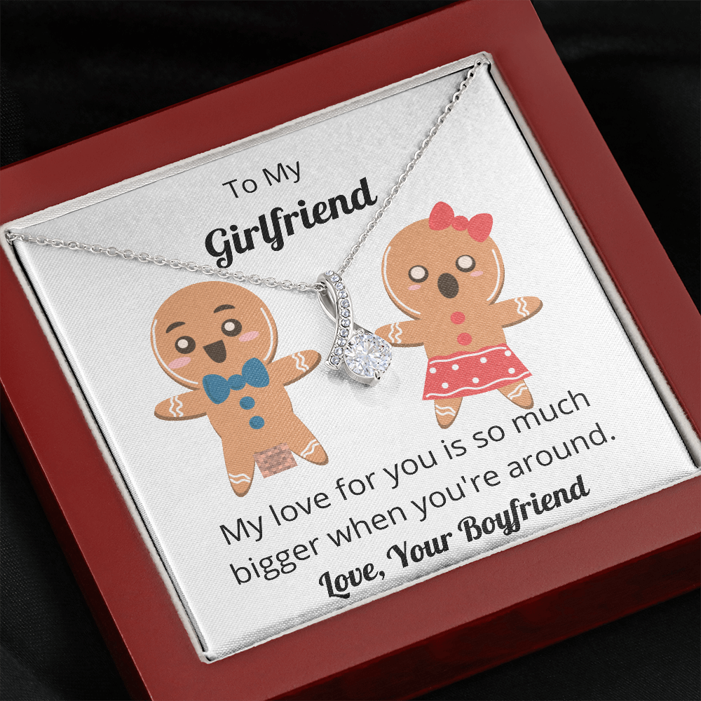 Naughty Gingerbread Couple, Funny Christmas Gift, Jewelry Gift Set