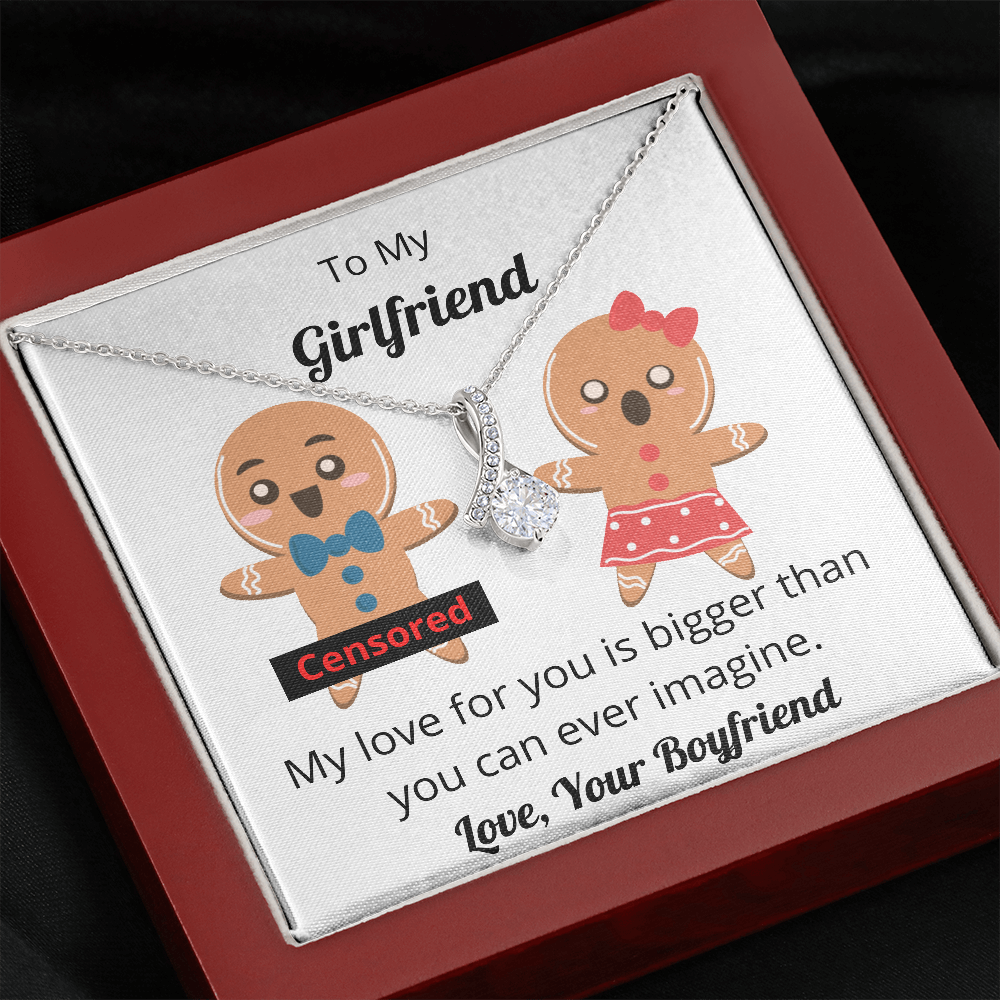 Naughty Gingerbread Couple, Funny Christmas Gift for Girlfriend