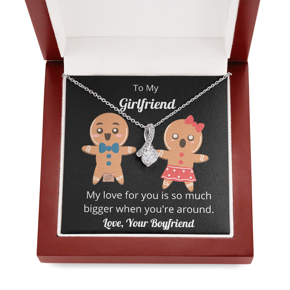 Gingerbread Couple Gift Set, From Boyfriend to Girlfriend, Funny Gift for Christmas