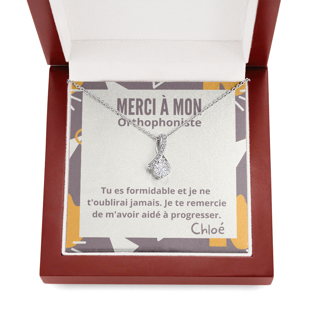 Merci à mon Orthophoniste - Cadeau de Remerciement