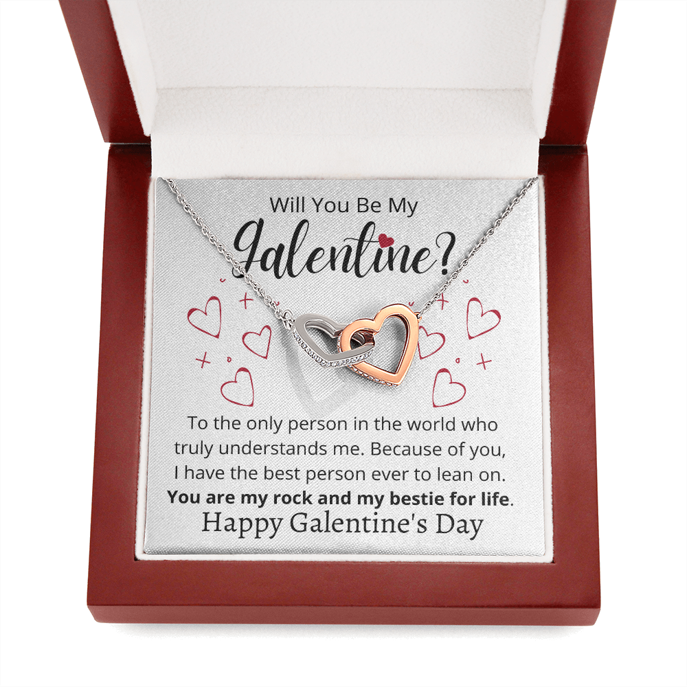 Happy Galentine's Day - Bestie Necklace