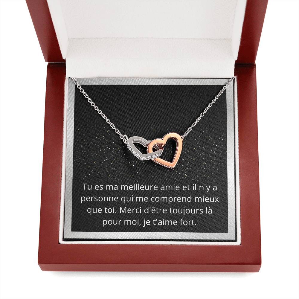 Collier pour meilleure amie - Cadeau de Noël - Cadeau d'anniversaire