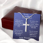 To My Grandson Confirmation Cross Not Engraved