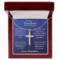 To My Grandson Confirmation Cross Not Engraved