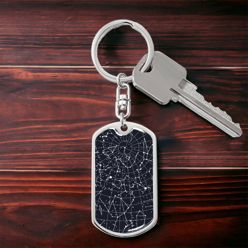 Dog Tag Keychain 09042025