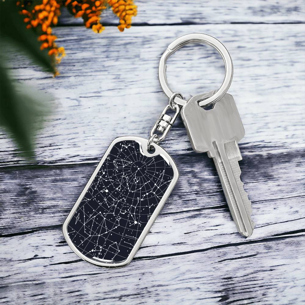 Dog Tag Keychain 09042025