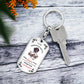 To My Granddaughter Keychain, I Am The Storm